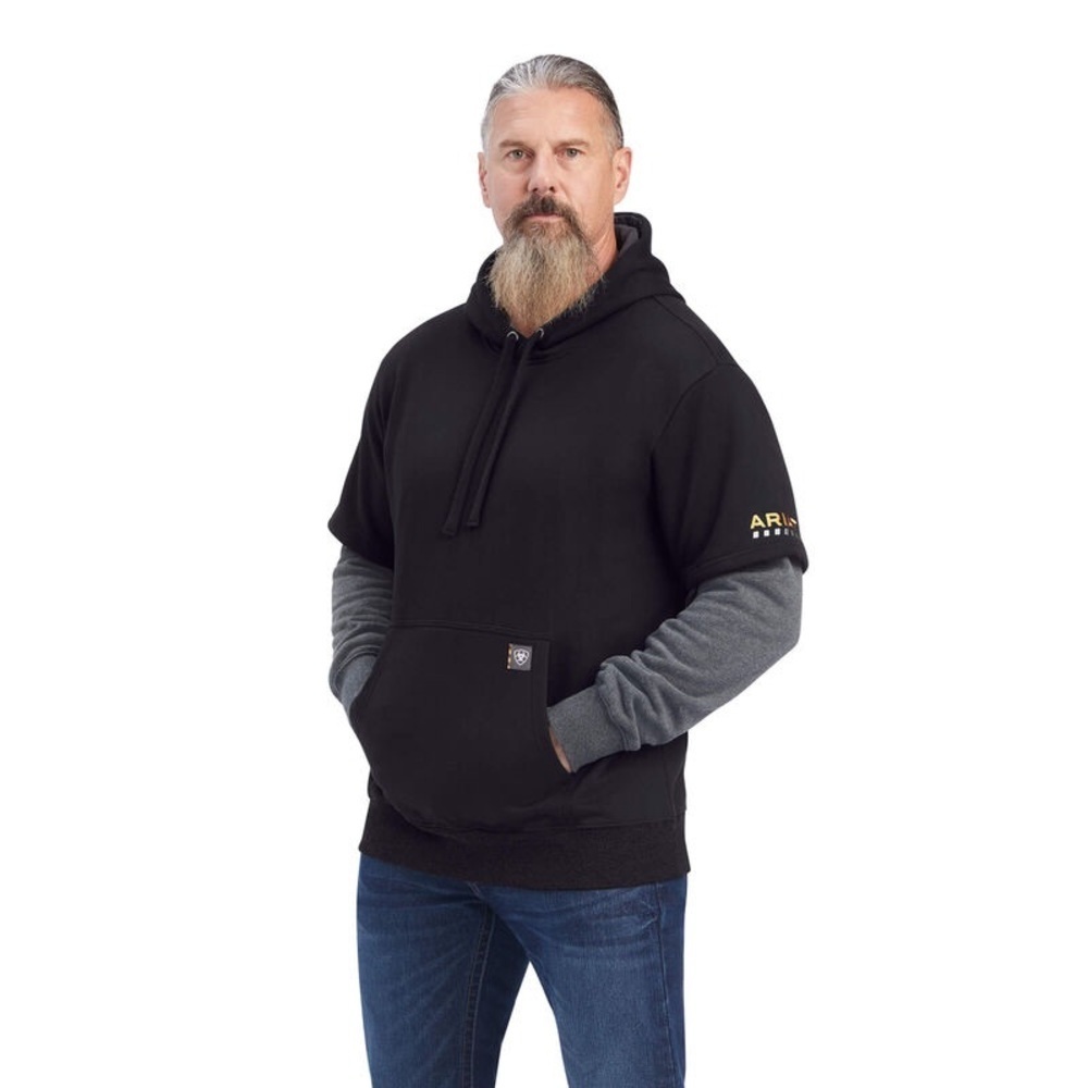 New Ariat Rebar Workman Dually Hoodie size large water repellent